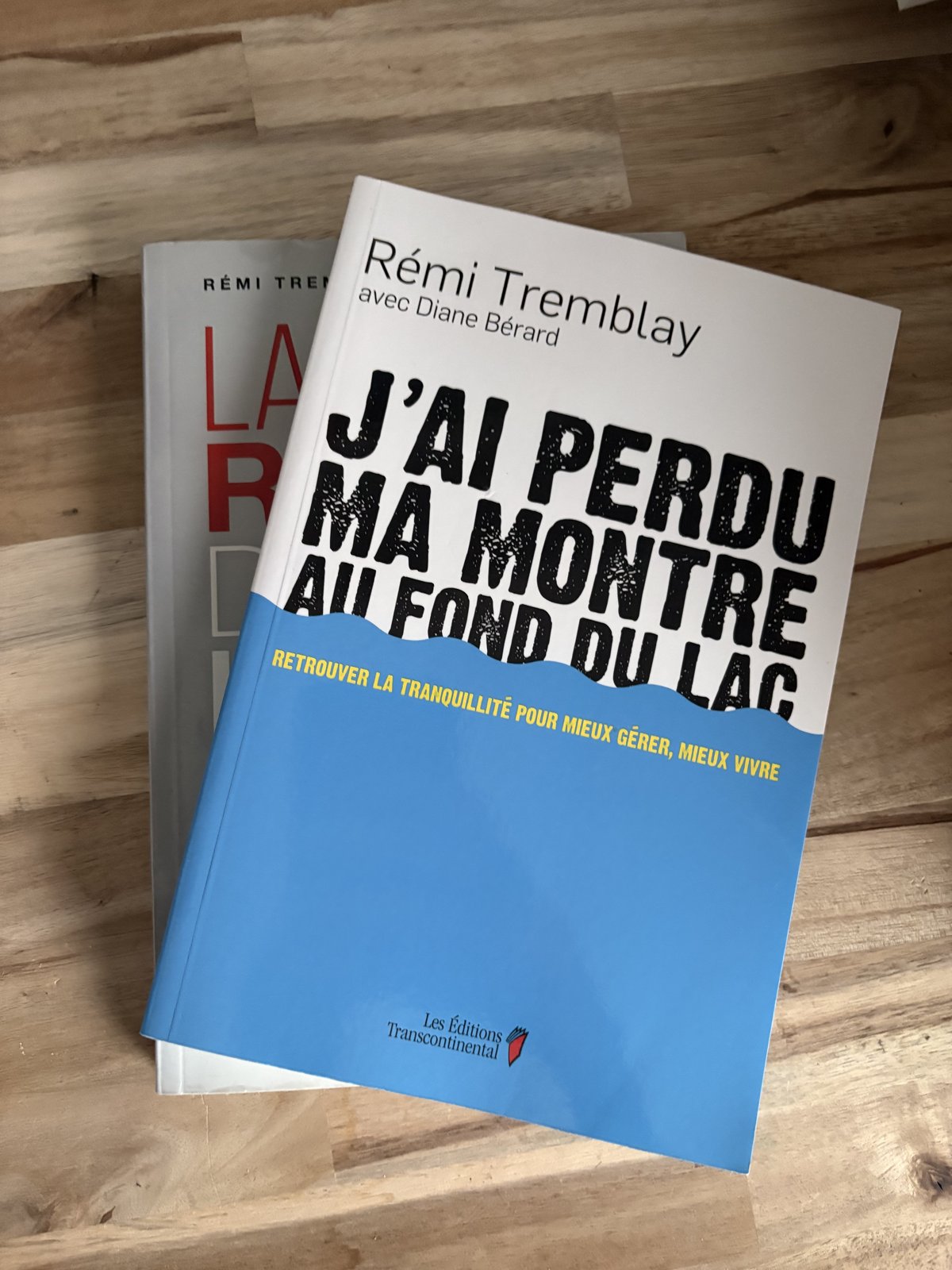 Le livre « J'ai perdu ma montre au fond du lac » de Rémi Tremblay, Diane Bérard, dans ma bibliothèque