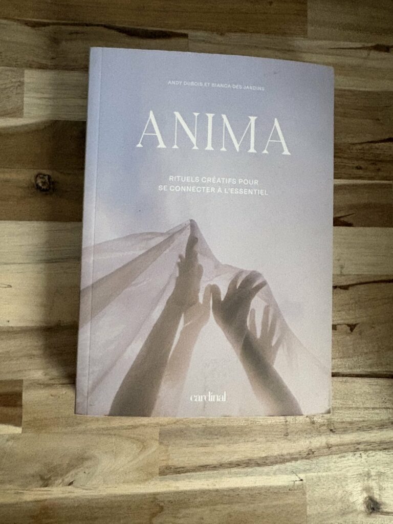 Le livre « Anima » de Andy Dubois, dans ma bibliothèque